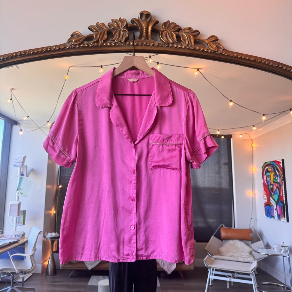 Eberjey Washable Silk Pajama Top